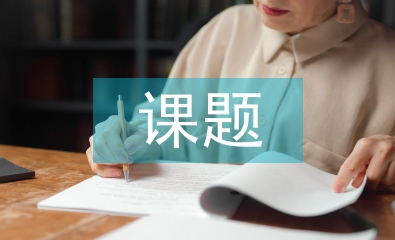課題調研進度安排